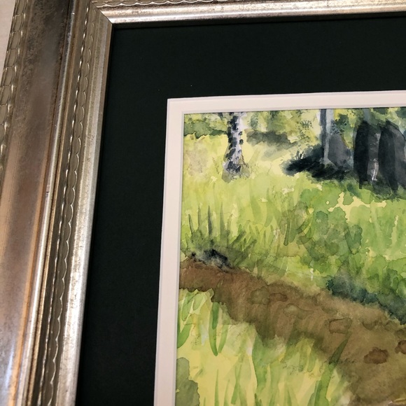 Framed Original Watercolor by Reggie Linville - Picture 6 of 8